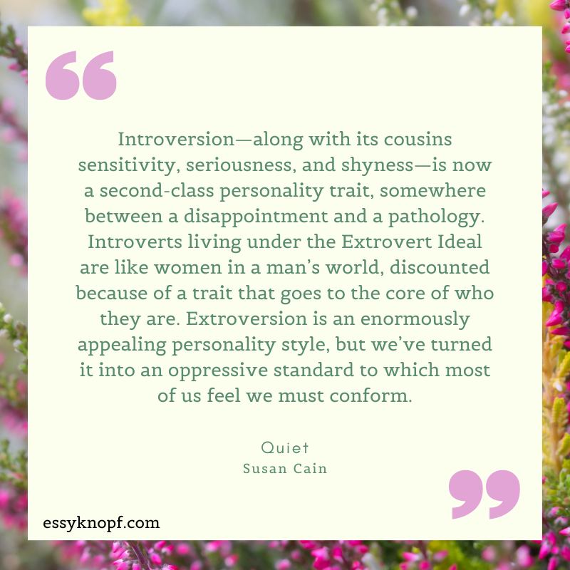 essy knopf introverts susan cain quiet