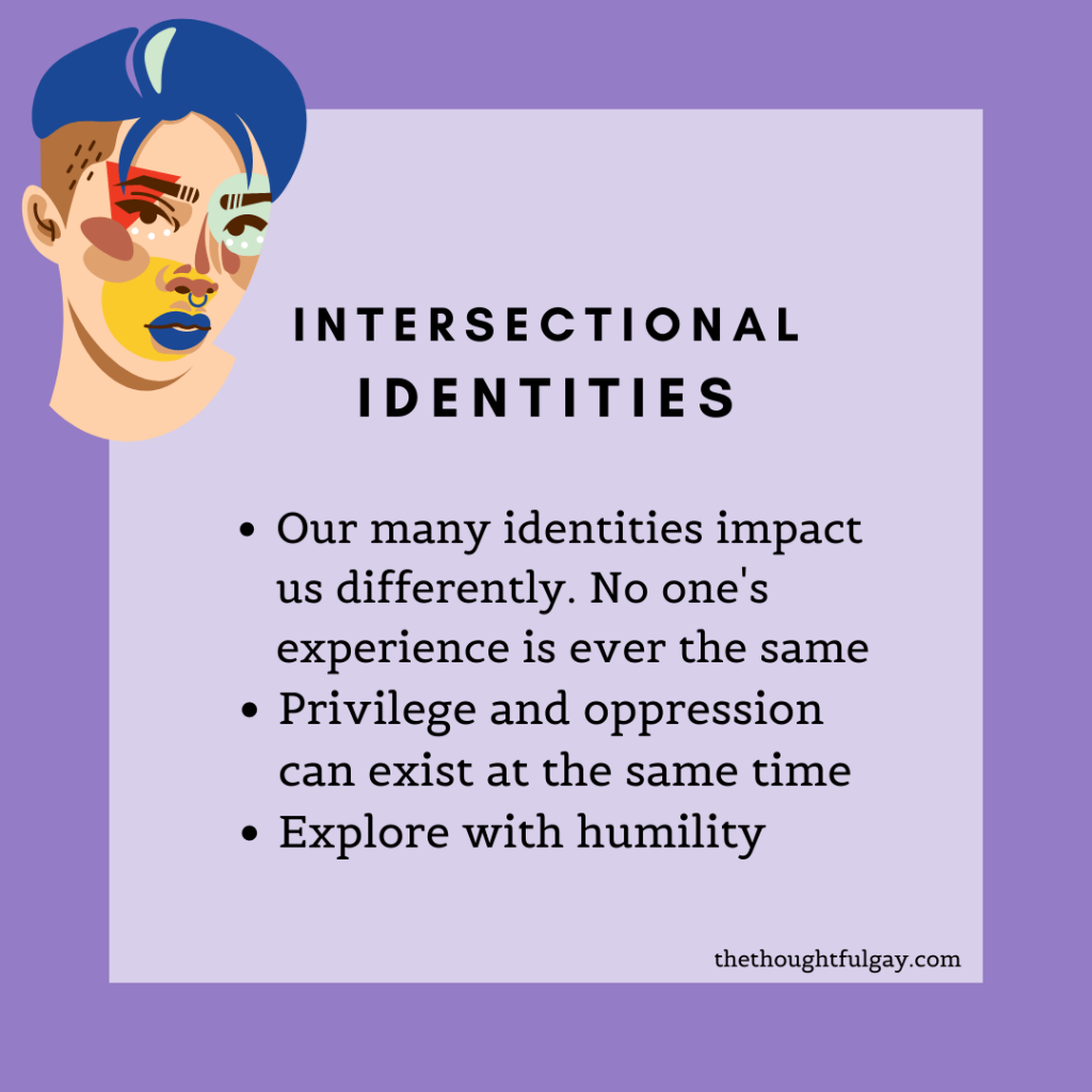 the thoughtful gay intersectionality