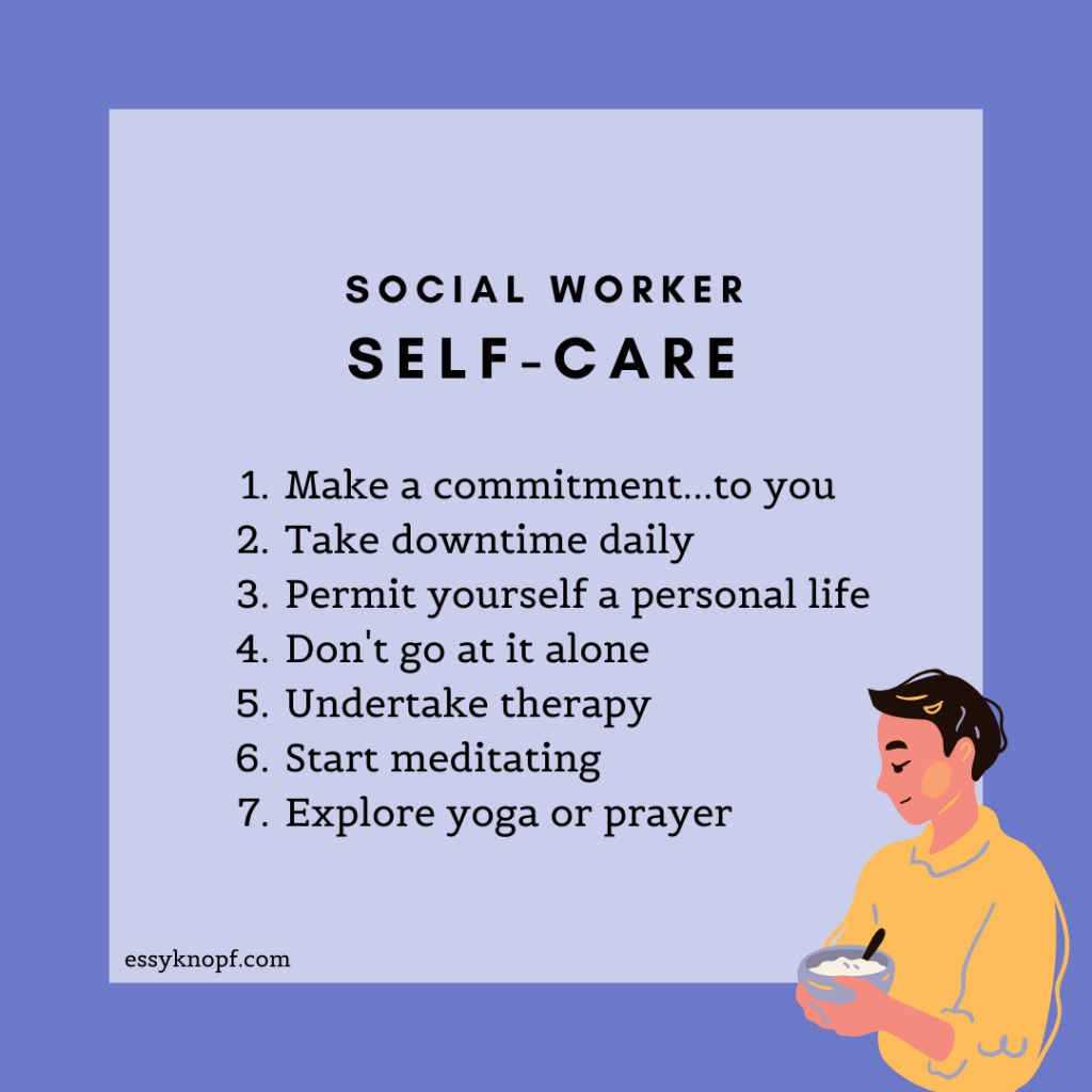 Essy Knopf self-care social worker