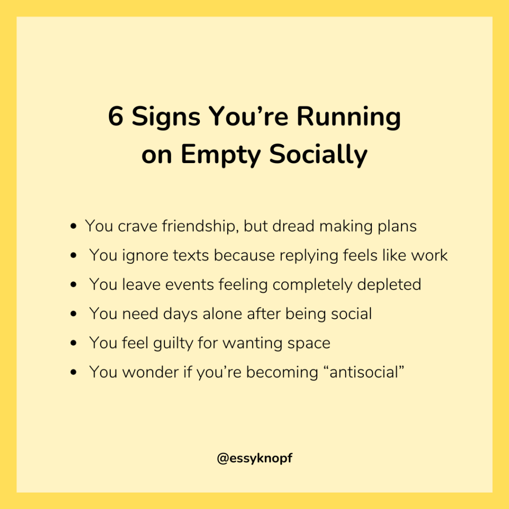 Essy Knopf neurodivergent social battery