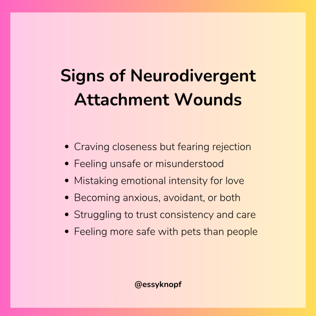 Essy Knopf neurodivergent attachment